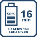Bosch Expert EXAL18V-160 18V Ultra-Fast Charger AMPShare Compatible (1600A03D3B)