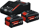 Bosch EXPERT 18V Starter Kit with 2x EXBA18V-80 8.0Ah Batteries & EXAL18V-160 Ultra-Fast Charger