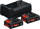 Bosch GOP 18V-34 Professional Brushless Multi-Tool Kit with 2x 4.0Ah EXPERT Batteries, Charger & L-BOXX