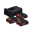Bosch 18V Starter Kit – GAL 12V/18V-80 Charger + 3x EXBA18V-40 4Ah Expert Batteries