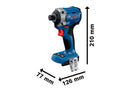 Bosch 18V Twin Pack – GSB 18V-25 Combi Drill & GDR 18V-215 Impact Driver with 2x 4.0Ah Batteries & L-BOXX 0601A5008D