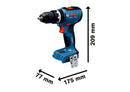 Bosch GSB 18V-65 Professional Brushless Combi Drill 65Nm Metal Chuck & KickBack Control – Body Only (06019N3300)