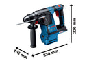Bosch GBH 18V-26 SDS-Plus Rotary Hammer Drill, Body Only with L-BOXX