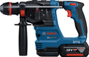 Bosch Professional GBH 18V-22 X Brushless SDS+ Rotary Hammer Drill | 2x 5.0Ah Batteries, Charger & L-BOXX