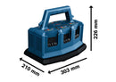 Bosch GAL 18V6-80 Professional 6-Port Fast Charger for 14.4V–18V Li-ion Batteries