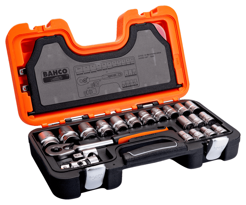 Bahco BAHS240 24 Piece Socket Set 1/2in Drive