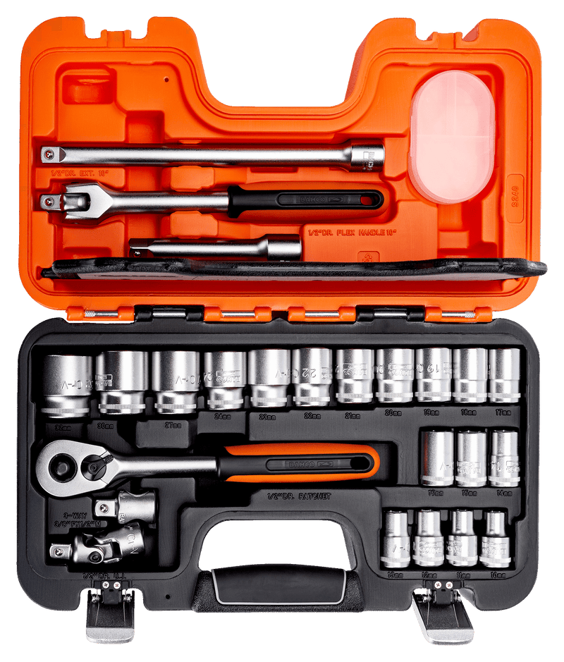 Bahco BAHS240 24 Piece Socket Set 1/2in Drive
