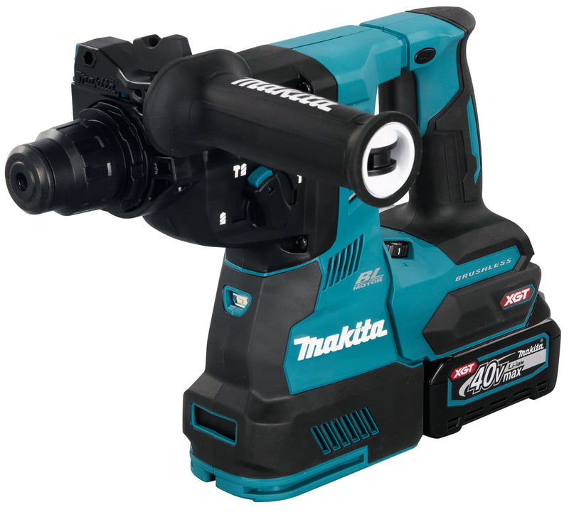 Makita HR003GD203 40v Max XGT Brushless SDS Plus Rotary Hammer Drill Including 2 x 2.5Ah Batteries and Carry Case