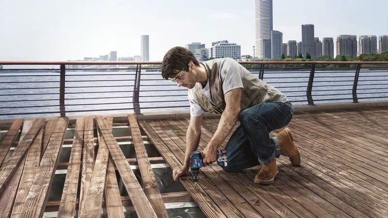 Bosch GDR 18V-200 & GSB 18V-55 With  2X4Ah Batteries