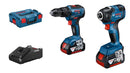 Bosch GDR 18V-200 & GSB 18V-55 With  2X4Ah Batteries