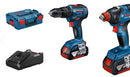 GSB 18V-55 + GDX 18V-200 2x5AH Batteries